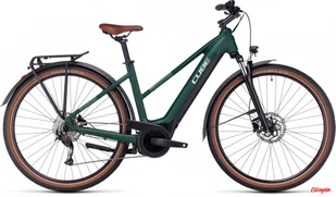 Rower elektryczny Cube Touring Hybrid ONE 625 Trapeze darkgreen´n´green 2023 - Rowery elektryczne - miniaturka - grafika 1