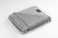 Koce - Koc Bawełniano-Akrylowy 150X200 Szary - miniaturka - grafika 1