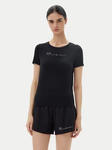 EA7 Emporio Armani T-Shirt 7W000274 AF12945 UC001 Czarny Slim Fit - Koszulki i topy damskie - miniaturka - grafika 1