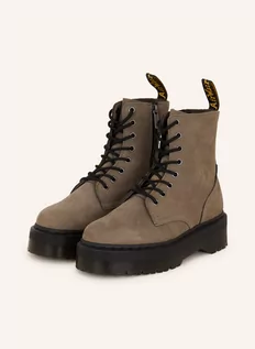 Botki damskie - Dr. Martens Botki Sznurowane Jadon 8 grau - grafika 1