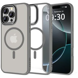 Etui TECH-PROTECT MagEdge MagSafe do Apple iPhone 16 Pro Max Przezroczysto-tytanowy - Etui i futerały do telefonów - miniaturka - grafika 1