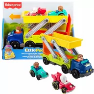 Zabawki interaktywne dla dzieci - Fisher-Price Little People Transporter HBX23 - miniaturka - grafika 1
