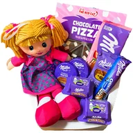 Zestawy upominkowe - Kosz prezentowy dla Dziecka Prezent ze słodyczami na Urodziny Dzień Dziecka - miniaturka - grafika 1