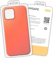 Etui i futerały do telefonów - Mysafe MYSAFE ETUI SKIN IPHONE 12 / 12 PRO POMARAŃCZOWY PUDEŁKO - miniaturka - grafika 1