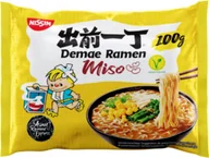 Kuchnie świata - Zupa makaronowa Demae Ramen o smaku miso 100g - Nissin - miniaturka - grafika 1