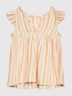 Sukienki i spódniczki dla dziewczynek - United Colors Of Benetton Sukienka letnia 4STCAV003 Pomarańczowy Regular Fit - grafika 1