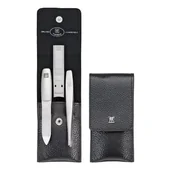 Zestawy do manicure i pedicure - ZWILLING Zestaw do manicure 3 częściowy TWINOX Dauphine czarny ZWILLING - miniaturka - grafika 1