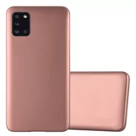 Etui i futerały do telefonów - Pokrowiec Do Samsung Galaxy A31 w METALLIC RÓŻOWE ZŁOTO Etui TPU Silikon Obudowa Ochronny Case Cover Cadorabo - miniaturka - grafika 1