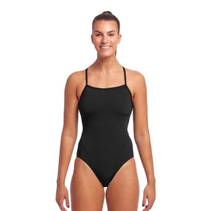 FUNKITA Strój kąpielowy damski jednoczęściowy SINGLE STRAP ONE PIECE black - Stroje kąpielowe - miniaturka - grafika 1