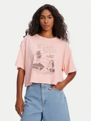Koszulki i topy damskie - Billabong T-Shirt Island Memories EBJZT00427 Koralowy Oversize - miniaturka - grafika 1