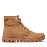 Botki damskie - Trapery Palladium Pampa Hi 92352-287-M Brązowy - miniaturka - grafika 1