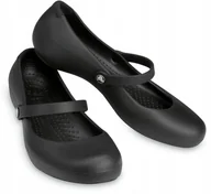 Baleriny - Lekkie Baleriny Klasyczne Do Pracy Buty Crocs 34,5 - miniaturka - grafika 1