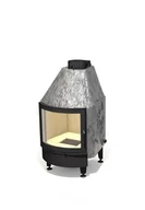 Wkłady kominkowe - Wkład kominkowy z płaszczem wodnym ARYSTO A22 WW 105 ST drzwi półokrągłe - miniaturka - grafika 1