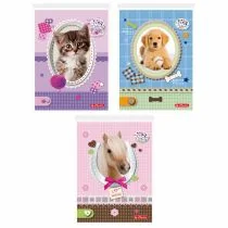 Herlitz Notes A6 Pretty Pets kratka 46 kartek - Szkolne artykuły papiernicze - miniaturka - grafika 1