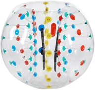 Piłki dla dzieci - Piłka dmuchana 1,52m 0,8mm PVC Bumper Ball do zabawy ogrodowej kolorowa - miniaturka - grafika 1