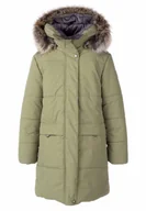 Płaszcze damskie - Płaszcz zimowy DORA w kolorze zielonym Lenne r.134 - miniaturka - grafika 1