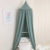 Namioty i tipi dla dzieci - Baldachim Muślinowy Jasna Szałwia - miniaturka - grafika 1