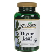 Suplementy naturalne - Swanson, Tymianek 500 mg, 120 kapsułek - miniaturka - grafika 1