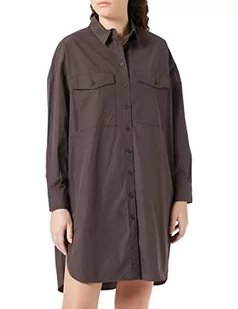 REPLAY Sukienka damska, 129 Dark Brown, XS - Sukienki - miniaturka - grafika 1