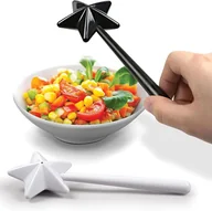 Torby i wózki na zakupy - PIEPRZNICZKA SOLNICZKA Magiczna Gwiazdka Różdżka - CZARNA z 1 DZIURKĄ - miniaturka - grafika 1