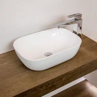 Umywalki - Umywalka Nablatowa 60 Domino Pola Grande - miniaturka - grafika 1