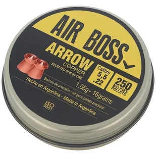 Apolo - Śrut do wiatrówki Air Boss Arrow Copper  - 5.50 mm - 250 szt - E30100 - Amunicja do wiatrówek - miniaturka - grafika 3