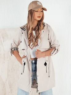Kurtka damska parka VERDU ecru Dstreet TY4228-XL - Kurtki damskie - miniaturka - grafika 1