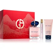Zestawy kosmetyków damskich - Zestaw dla kobiet Giorgio Armani My Way Woda perfumowana 90 ml + Miniaturka Woda perfumowana 10 ml + Balsam do ciała 50 ml (3614274336993) - miniaturka - grafika 1