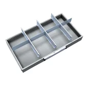 Pozostałe wyposażenie warsztatu - Alfa 3 Zestaw przegród do szuflad szaf MECHANIC, 8 pól 1262627 - miniaturka - grafika 1