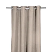 Zasłony - Zasłona Barcelona zaciemniająca 140 x 260 cm beżowa - miniaturka - grafika 1
