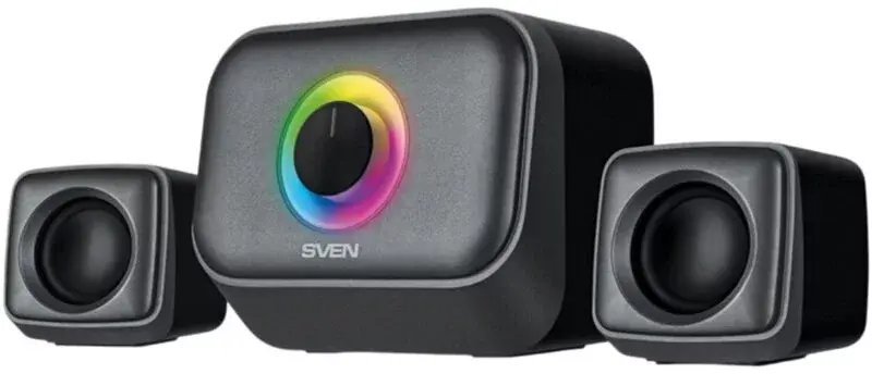 Głośniki komputerowe Sven Zestaw głośników RGB Bluetooth 13W czarny MS-G32