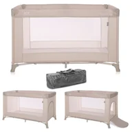 Łóżeczka i kojce - LORELLI TORINO - ŁÓŻECZKO TURYSTYCZNE 1 POZIOMOWE BEIGE - miniaturka - grafika 1