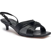 Sandały damskie - Michael Kors Sandały na szpilce ALESSIA | z dodatkiem skóry - miniaturka - grafika 1