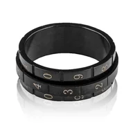 Sygnety - Pierścionek męski- sygnet w kolorze czarnym EM 6 - EM Men's Accessories - miniaturka - grafika 1