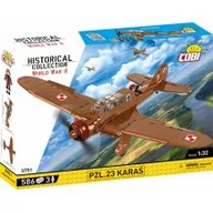 Klocki - COBI 5751 Historical Collection WWII Samolot PZL.23 Karaś 586 klocków - miniaturka - grafika 1