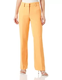 Spodnie damskie - YAS Yasbluris Mw Flared Pant Noos damskie spodnie garniturowe, Mock Orange, L - grafika 1