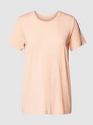 Koszulki i topy damskie - T-shirt z okrągłym dekoltem model ‘Mix+Relax’ - miniaturka - grafika 1