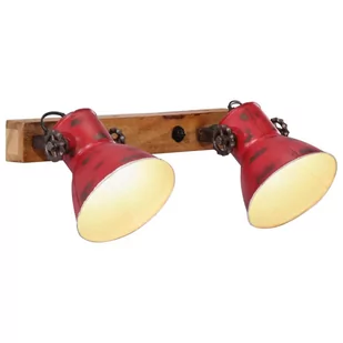 vidaXL Kinkiet, 25 W, postarzany czerwony, 45x25 cm, E27 - Lampy ogrodowe - miniaturka - grafika 1