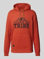 Koszulki męskie - Bluza z kapturem i naszywką z logo - miniaturka - grafika 1