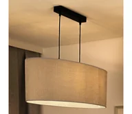 Lampy sufitowe - Duolla - Żyrandol na lince OVAL 2xE27/15W/230V szary - miniaturka - grafika 1