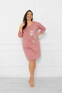 Piżamy damskie - Koszula nocna damska 3/4 rękaw Akita - Italian Fashion - miniaturka - grafika 1
