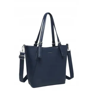 Pojemna Torebka Damska Granatowa Shopper na Ramię LUIGISANTO HS1239 Blue - Torebki damskie Pojemna Torebka Damska Granatowa Shopper na Ramię LUIGISANTO HS1239 Blue - Torebki damskie - miniaturka - grafika 1
