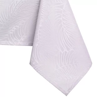 Obrus Gaia Liliowy Tłoczony Roślinny 140x180 owal AmeliaHome - TCLOTH/AH/GAIA/HMD/LILA/O140X180 - Obrusy i serwetki - miniaturka - grafika 1