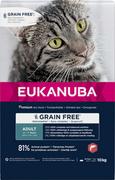 Sucha karma dla kotów - Eukanuba Adult Grain Free, z łososiem - 2 x 10 kg Dostawa GRATIS! - miniaturka - grafika 1