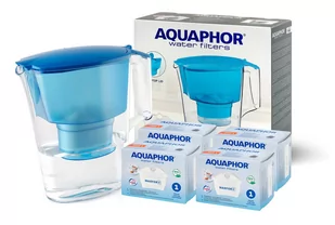 Dzbanek Filtrujący Aquaphor Time + 4 Wkłady Maxfor+ B100-25 - Dzbanki filtrujące - miniaturka - grafika 1