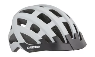 Lazer damski kask rowerowy Petit DLX Siatka + Led biały matt - Kaski rowerowe - miniaturka - grafika 1