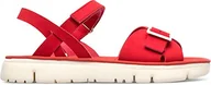 Sandały damskie - Camper Oruga K200631-010 sandały damskie, Medium Red, 40 EU - miniaturka - grafika 1