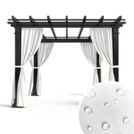 Zasłony - Zasłona zewnętrzna STORM wzór ST33 | biały 150 x 240 cm - miniaturka - grafika 1