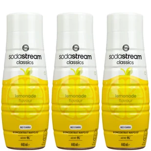 3x SYROP LEMONIADA DO SATURATORA SODASTREAM KONCENTRAT DO GAZOWANEJ WODY - Syropy i koncentraty owocowe 3x SYROP LEMONIADA DO SATURATORA SODASTREAM KONCENTRAT DO GAZOWANEJ WODY - Syropy i koncentraty owocowe - miniaturka - grafika 1