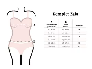 KOMPLET ZALA (kolor granat, rozmiar XS) - Piżamy damskie - miniaturka - grafika 9